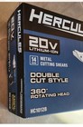 Hercules 20v Cordless  14 Gauge Double-cut Metal Shears Lithium-ion Brand New  