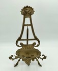 Vintage Ornate Cast Metal Book Stand   Bible Holder Display Easel 17    Victorian
