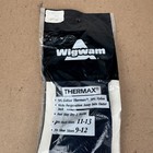 Vintage Wigwam Thermax Socks Mens 9-12 Made In Usa Thermal Boot Liner Black Nos