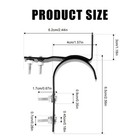 Mailbox Latch And Handle Kit  Metal Secure Replacement Set For Black  Silver 