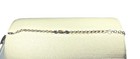 Glass Beaded Anklet bracelet Gray   Silver Adjustable 7 25  To 9  Boho Trendy