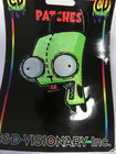 Vtg 2000 C d Visionary Patches Invader Zim Patch New 3  Iron On Y2k