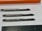 Lot Of 3  Hertel K008157as   6-32  Spiral Point Plug Taps  Hss  H3  2fl  Bright