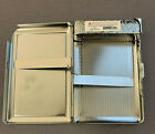 Vintage Cigarette Case  one Sided  With Lighter Id Holder Wallet