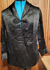 Vintage Satin Jacket Deco Edwardian Victorian Goth Steampunk Rockabilly Sz S