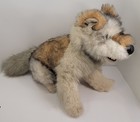 Discovery Channel Wolf Realistic Plush Stuffed Animal Toy 24 