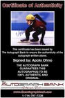 Apolo Ohno Authentic Signed Skating 8x10 Photo W certificate Autographed  a0001 