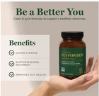 Oxy Powder Colon Cleanse   Natural Detox Pills For Constipation Relief - 60 Ct 