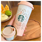Starbucks 2025 Ii Golden Snake Thermal Mug - 500ml Ss Tumbler Desktop Coffee Cup