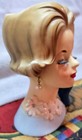 Napco Ware C6428 Ceramic Vintage Lady Head Planter Japan Mid-century Modern