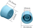 2 Pcs Blue Replacement Valve Caps For Car Air Conditioning  Leakproof R134a Ac S