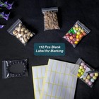 Small Plastic Bags Mini Zip Lock Bags For Jewelry Pill Candy Assorted 500 Pcs