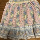 Vtg Kate Greenaway Frock Floral Dress With Pastels   Lace 4t Spring Pastoral