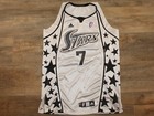 San Antonio Silver Stars 2007 Erin Buescher Wnba Game Used Basketball Jersey M