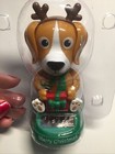 New Solar Powered Dancing Winter Christmas Reindeer Max Dog Puppy Bobble Toy 