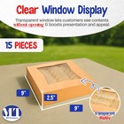 Mt Products Pie Box - 9  X 9  X 2 5  Brown Bakery Boxes - Pack Of 15