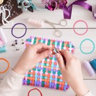 192pcs Weaving Elastic Loom Bands Weaving Loom Loops Refill Elastic Loops New