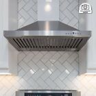 36  Zline Outdoor Stainless Steel Kitchen Wall Mount Range Hood Led Kb-304-36