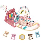 Baby Play Mat Activity Gym Piano Music Lights 0-12 Months Tummy Time Kick Toy