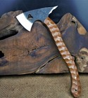 Forged American Bushcraft Tomahawk Axe - 5160 Steel  G10 Sculpted Handle  Sheath