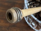 Vintage Antique Metal   Wood Textile Thread Yarn Sewing Spindle Spool