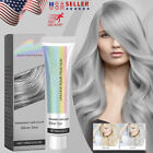 Light Grey Silver Permanent Hair Dye Color Cream Unisex Diy Hair Dye Cream 100ml