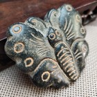 Ancient Chinese Hongshan Culture old Jade Carved ancient Butterfly  Statue1321