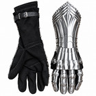 Silver Steel Medieval Knight Gauntlets Armor Gloves For Cosplay Larp