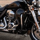 Black Lower Vented Leg Fairing Fit For Harley Touring Road King Electra Glide Us