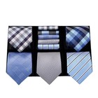 5pcs Men s Tie Set With Pocket Square - Formal Business Neckties In Gift Box