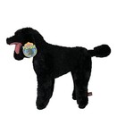 Melissa   Doug Jumbo Plush 24 Inch Black Standard Poodle Dog Stuffed Animal