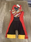 Women   s Louis Garneau Disney Tri Suit Triathlon Kit Large Black Red