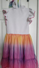 Nickelodeon Jojo Siwa Girls M 7 8 Unicorn Rainbow Tulle Dress