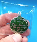 Dear Santa Here Are My Coords Ornament Shaped Geocoin  Un-activated New