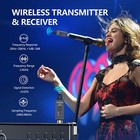 Wireless Xlr Microphone System For Dynamic Microphone Pa System And Audio Mixer