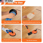 Floor Gap Fixer Tool Suction Cup Mallet 3 Pads Laminate Vinyl Lvp Fast Ship Usa