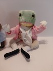 Lot Of 3 Vintage Eden Beatrix Potter Peter Rabbit Plush Cat Frog Mouse