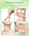 Castor Oil Pack Wrap  9 Pcs Reusable Organic Castor Oil Pack Kit For Neck Chest