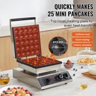 Uimoso 25pcs 43mm Mini Dutch Pancake Maker Commercial Dorayaki Baker 1700w