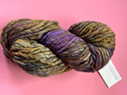 1 Skein Malabigo Rasta Yarn Super Bulky Green Multi Colored 100 Single Dye Lot