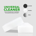 100 Pcs Sponge Eraser Bulk Pack Melamine Cleaning Foam 3 4  Thick Kitchen Bath