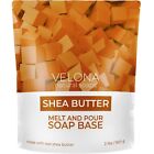 Shea Butter Soap Base Pre-cut Cubes   Sls sles Free Glycerin Melt And Pour 2 Lb