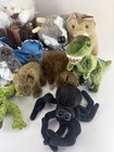 Lot Of 10 Folkmanis Hand   Finger Puppets Kitty Cat In Box Dragon Frog