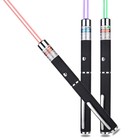3 Packs Laser Pointer Pen Green Blue Red Light Visible Beam Lazer