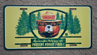 U s  Forest Service Smokey Bear Metal License Plate  6 x12  Only You 