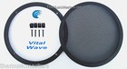 2x 8  Inch Sub Woofer  clipless  Fine Mesh Grill Speaker Protective Covers Vwltw