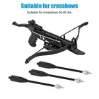12pcs Pistol Crossbow Bolts 6 5  Aluminium Arrows Broadhead Hunting Mini Archery