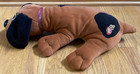 Vintage Tonka Pound Puppies Brown Black Spots Puppy Dog Plush 1985 Collar 17 