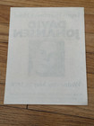 Vtg David Johansen Concert Flyer 1978 Lupos Providence Ri New York Dolls Orig