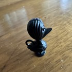 Vintage Cracker Jack Bird Charm Black Plastic Celluloid Toy Prize 1930s 1940s